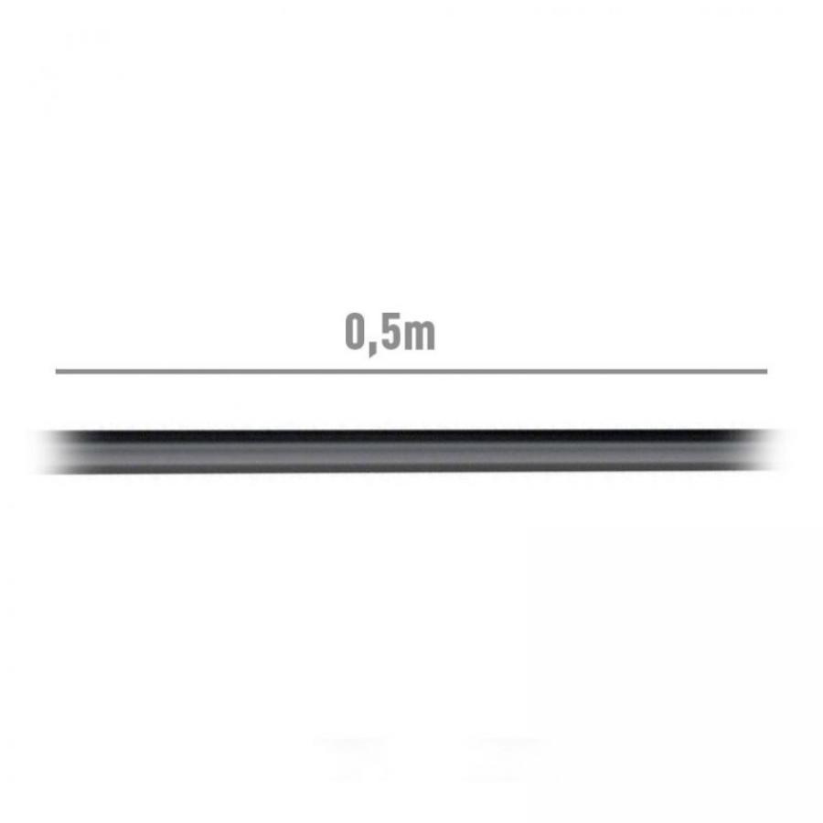 Cable USB 2.0 Tipo-C Aisens A107-0050/ USB Tipo-C Macho - USB Macho/ 480Mbps/ 50cm/ Negro