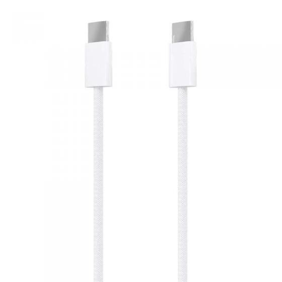 Cable USB 2.0 Tipo-C Aisens A107-0855/ USB Tipo-C Macho - USB Macho/ Hasta 60W/ 480Mbps/ 1m/ Blanco