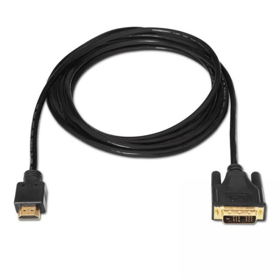Cable HDMI Aisens A117-0090/ DVI Macho - HDMI Macho/ 1.8m/ Negro