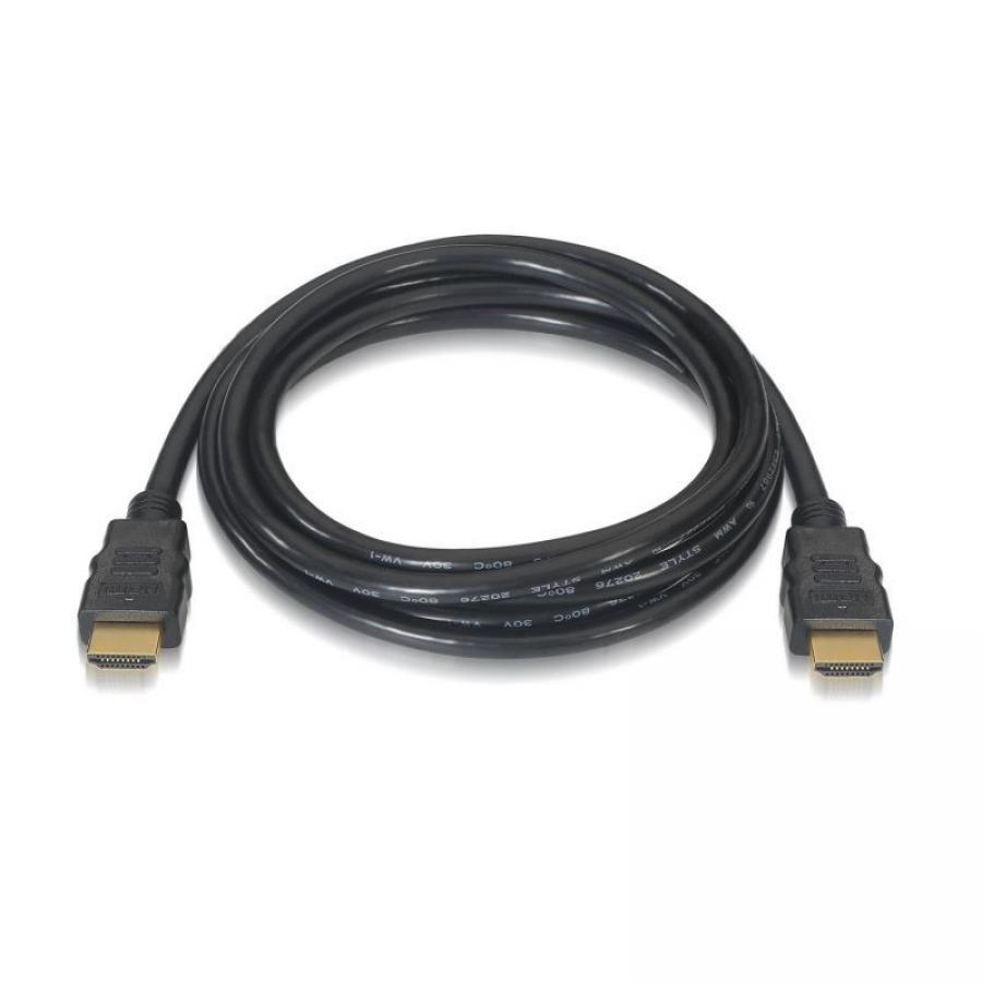 Cable HDMI 2.0 4K Aisens A120-0118/ HDMI Macho - HDMI Macho/ 50cm/ Certificado/ Negro