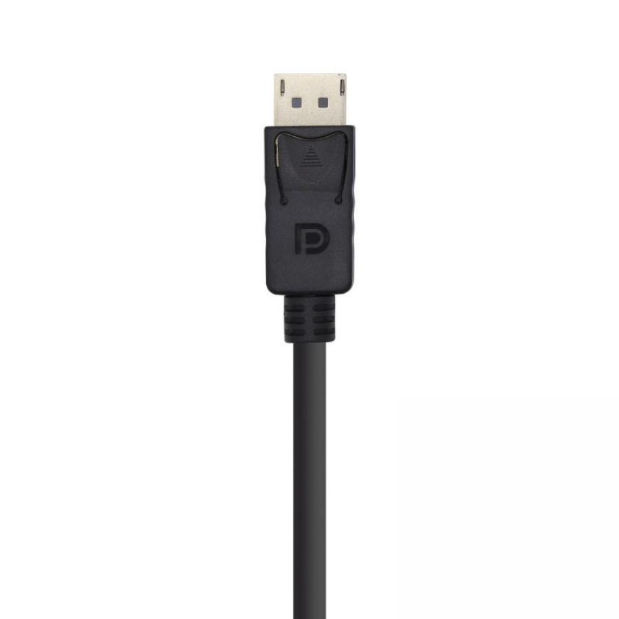 Cable DisplayPort 1.2 4K Aisens A124-0388/ DisplayPort Macho - DisplayPort Macho/ Hasta 5W/ 2300Mbps/ 10m/ Negro