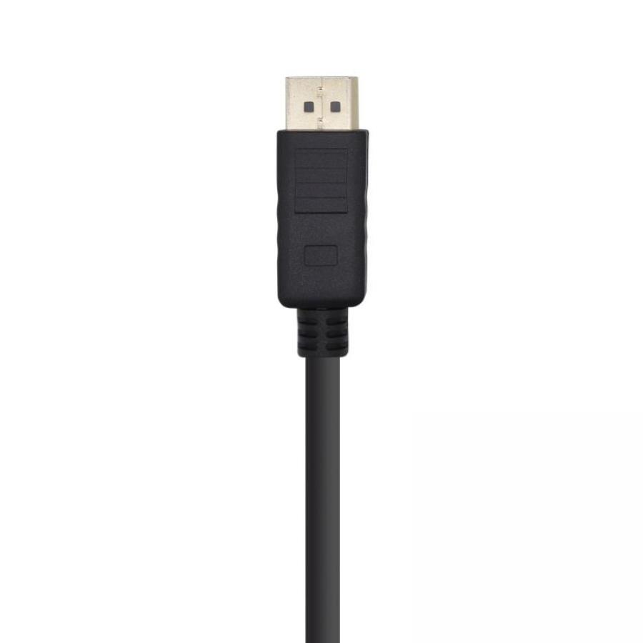 Cable DisplayPort 1.2 4K Aisens A124-0388/ DisplayPort Macho - DisplayPort Macho/ Hasta 5W/ 2300Mbps/ 10m/ Negro