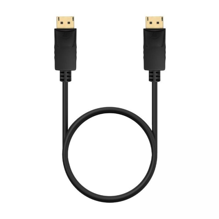 Cable DisplayPort 1.2 CCS 4K Aisens A124-0737/ DisplayPort Macho - DisplayPort Macho/ Hasta 5W/ 2300Mbps/ 50cm/ Negro