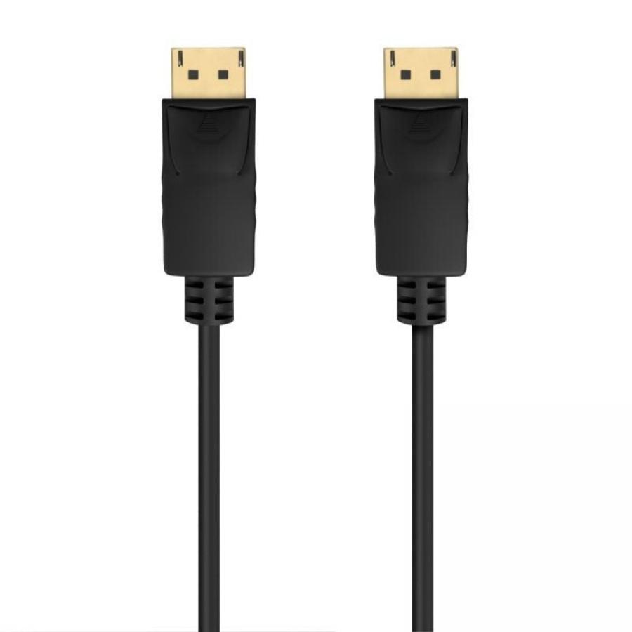 Cable DisplayPort 1.2 CCS 4K Aisens A124-0740/ DisplayPort Macho - DisplayPort Macho/ Hasta 5W/ 2300Mbps/ 2m/ Negro