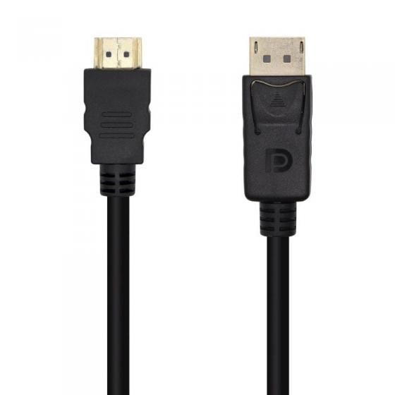 Cable Conversor Aisens A125-0461 Displayport Macho - HDMI Macho 5m Negro