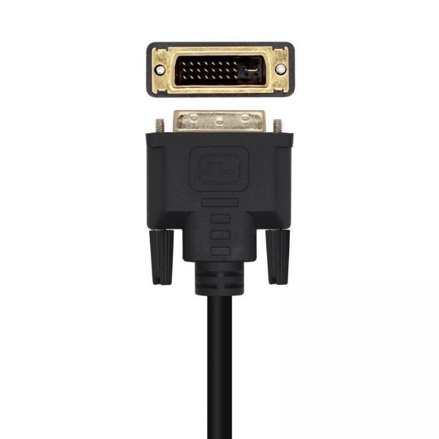 Cable Conversor Aisens A125-0463/ DisplayPort Macho - DVI Macho/ Hasta 5W/ 2300Mbps/ 3m/ Negro