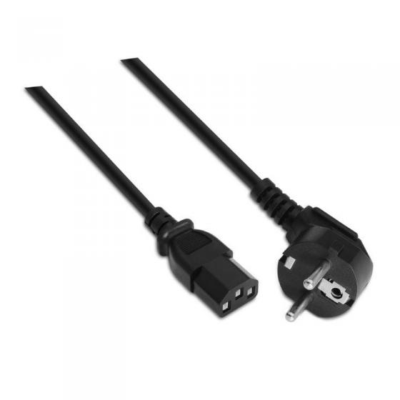 Cable Alimentación Aisens A132-0168 Schuko Macho - C13 Hembra 3m Negro