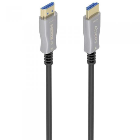 Cable HDMI 2.0 AOC 4K Aisens A148-0858/ HDMI Macho - HDMI Macho/ 10m/ Negro