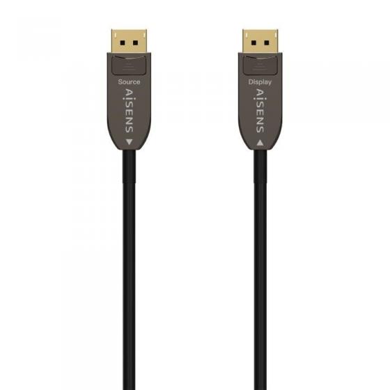 Cable DisplayPort 1.4 AOC 8K Aisens A155-0606/ DisplayPort Macho - DisplayPort Macho/ 10m/ Negro