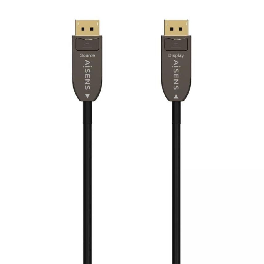 Cable DisplayPort 1.4 AOC 8K Aisens A155-0607/ DisplayPort Macho - DisplayPort Macho/ 15m/ Negro
