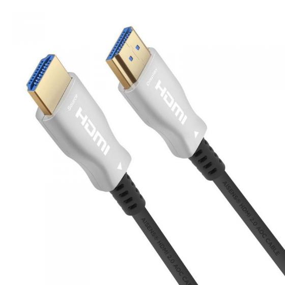 Cable HDMI 2.0 AOC 4K Aisens A148-0378 HDMI Macho - HDMI Macho 20m Negro
