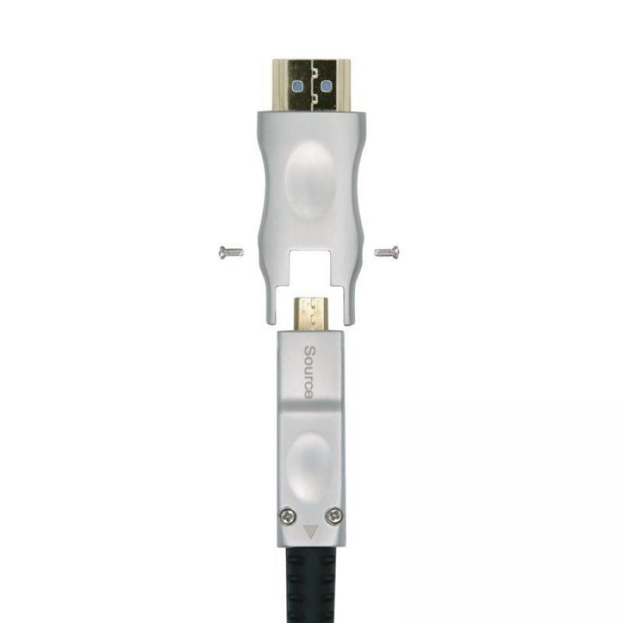 Cable HDMI 2.0 AOC 4K Desmontable Aisens A148-0512/ HDMI Macho / D Macho - HDMI Macho/ 30m/ Negro