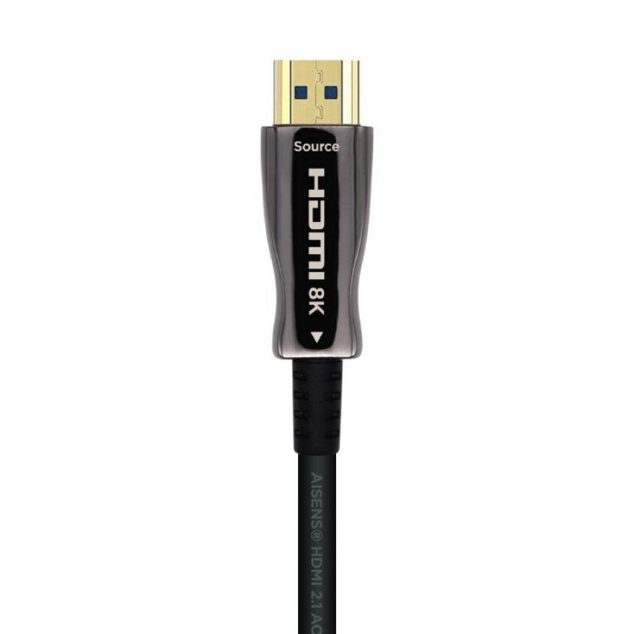 Cable HDMI 2.1 AOC 8K Aisens A153-0516/ HDMI Macho - HDMI Macho/ 15m/ Negro