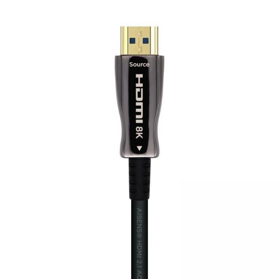 Cable HDMI 2.1 AOC 8K Aisens A153-0522/ HDMI Macho - HDMI Macho/ 60m/ Negro
