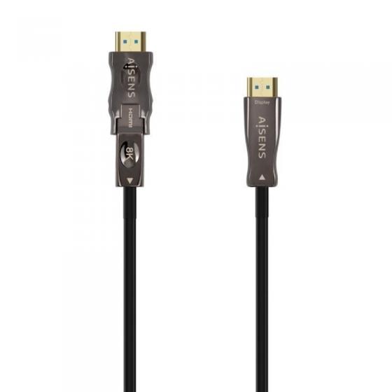 Cable HDMI 2.1 AOC 8K Desmontable Aisens A153-0645 HDMI Macho  D Macho - HDMI Macho 20m Negro