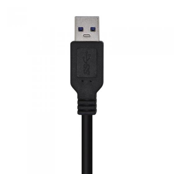Cable USB 3.0 Impresora Aisens A105-0445/ USB Tipo-B Macho - USB Macho/ 5Gbps/ 3m/ Negro