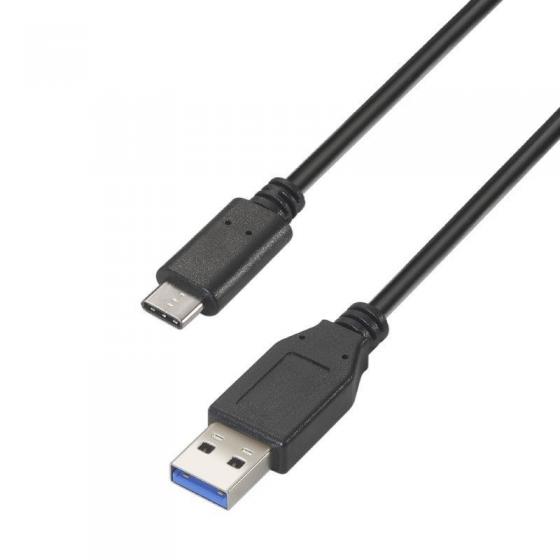 Cable USB 3.1 Tipo-C Aisens A107-0450/ USB Tipo-C Macho - USB Macho/ 10Gbps/ 1.5m/ Negro
