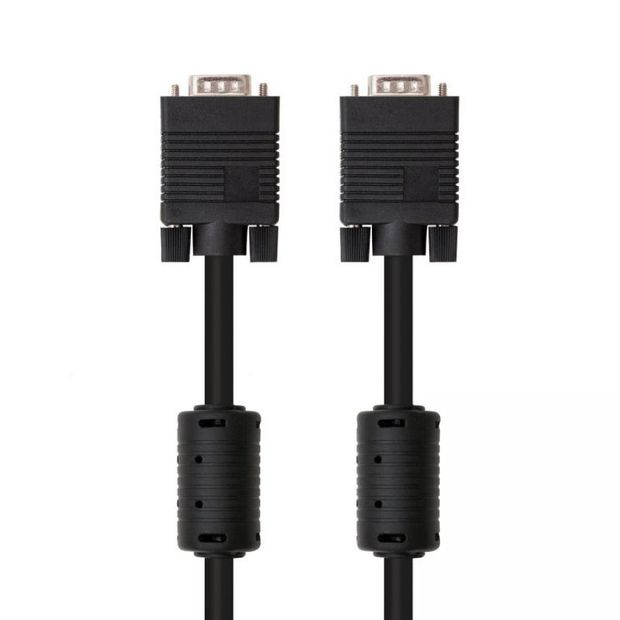 Cable SVGA Nanocable 10.15.0102/ VGA Macho - VGA Macho/ 1.8m/ Negro