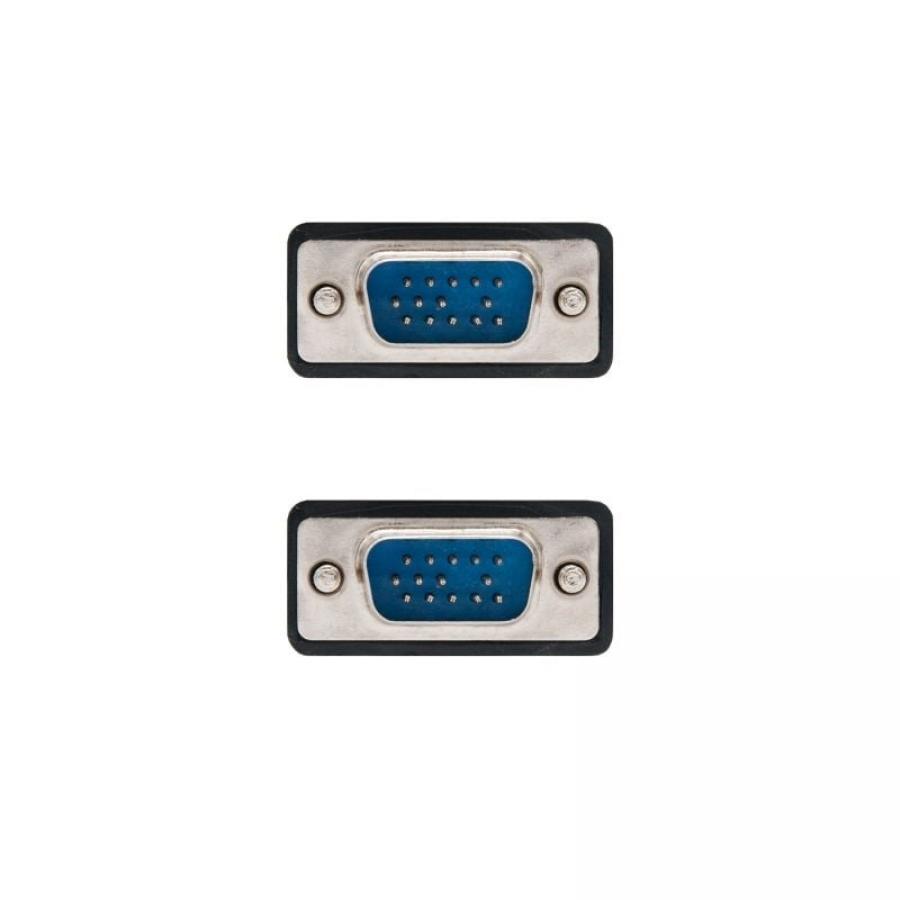 Cable SVGA Nanocable 10.15.0102/ VGA Macho - VGA Macho/ 1.8m/ Negro