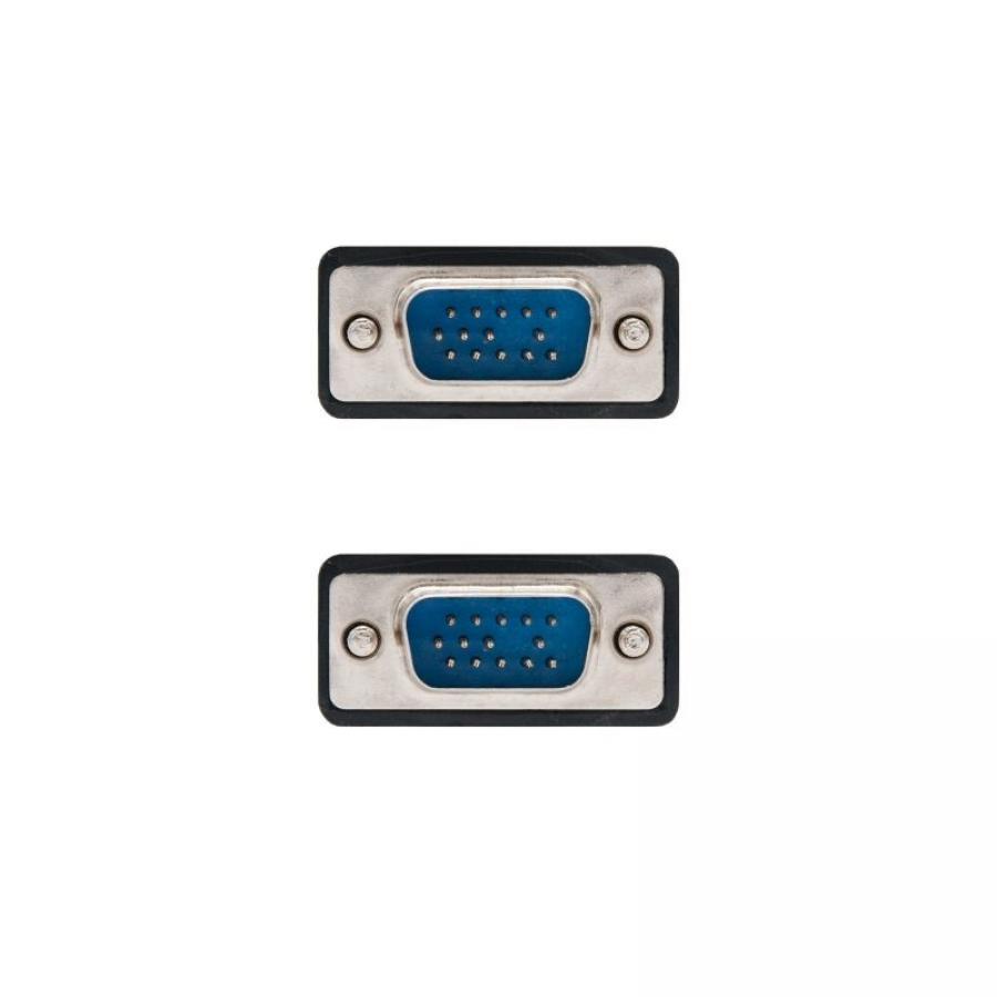 Cable SVGA Nanocable 10.15.0115/ VGA Macho - VGA Macho/ 15m/ Negro
