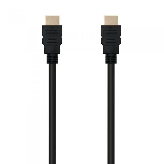 Cable HDMI 1.3b Nanocable 10.15.0301/ HDMI Macho - HDMI Macho/ 1m/ Negro
