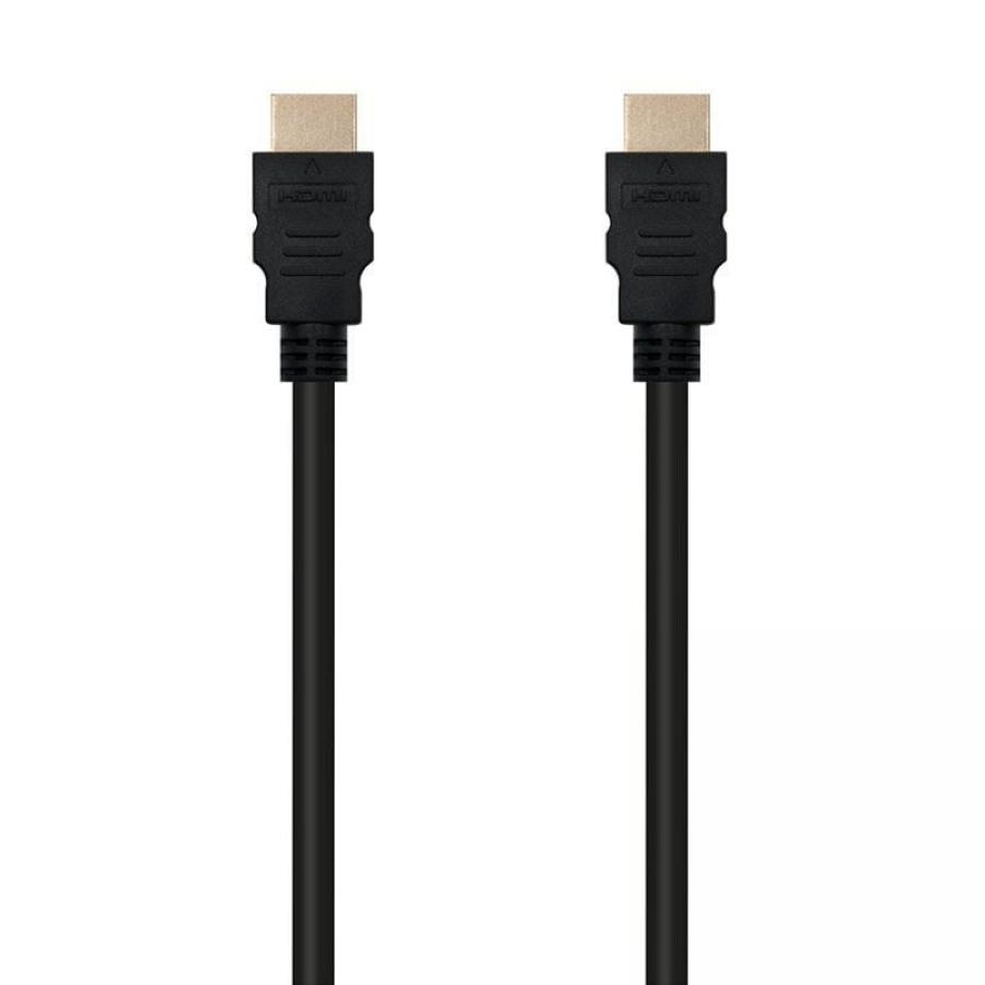 Cable HDMI 1.3b Nanocable 10.15.0301/ HDMI Macho - HDMI Macho/ 1m/ Negro