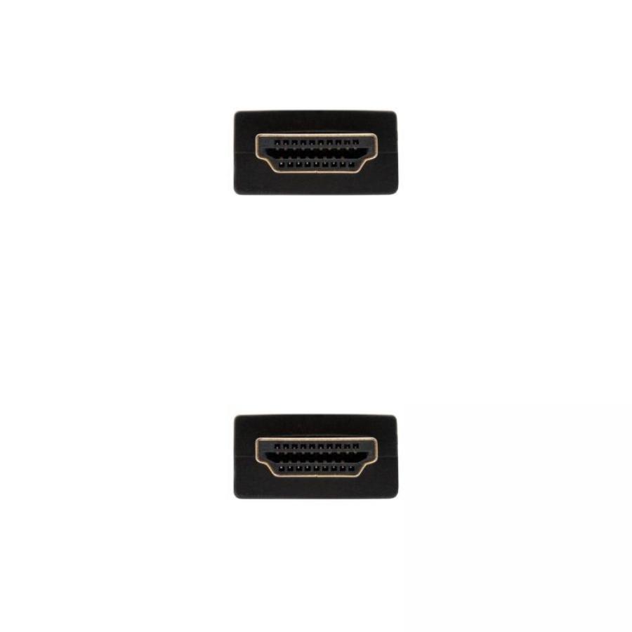 Cable HDMI 1.3b Nanocable 10.15.0301/ HDMI Macho - HDMI Macho/ 1m/ Negro