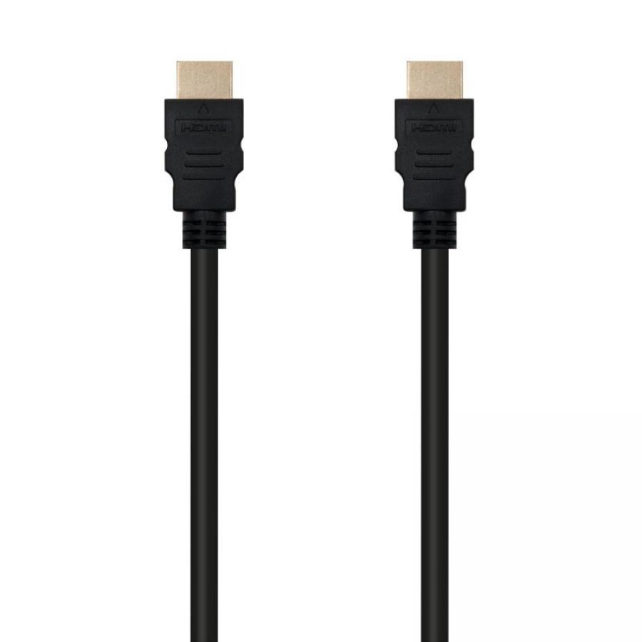 Cable HDMI 1.4 Nanocable 10.15.1705/ HDMI Macho - HDMI Macho/ 5m/ Negro