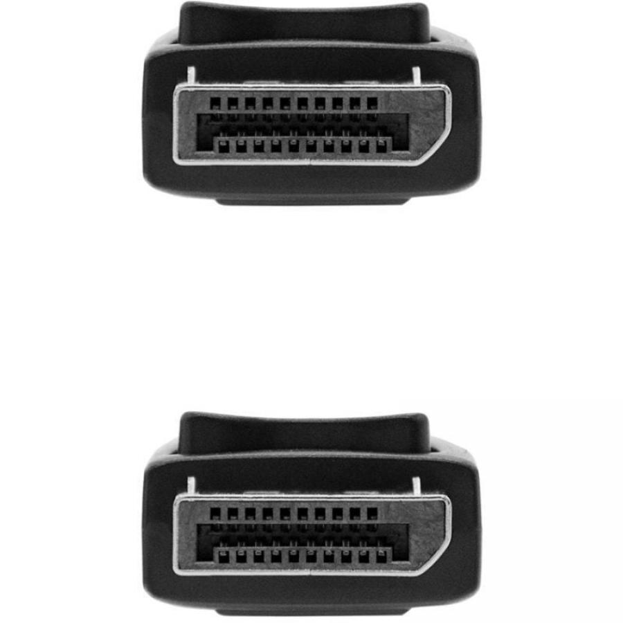 Cable DisplayPort 1.4 8K Nanocable 10.15.2800/ DisplayPort Macho - DisplayPort Macho/ 50cm/ Certificado/ Negro