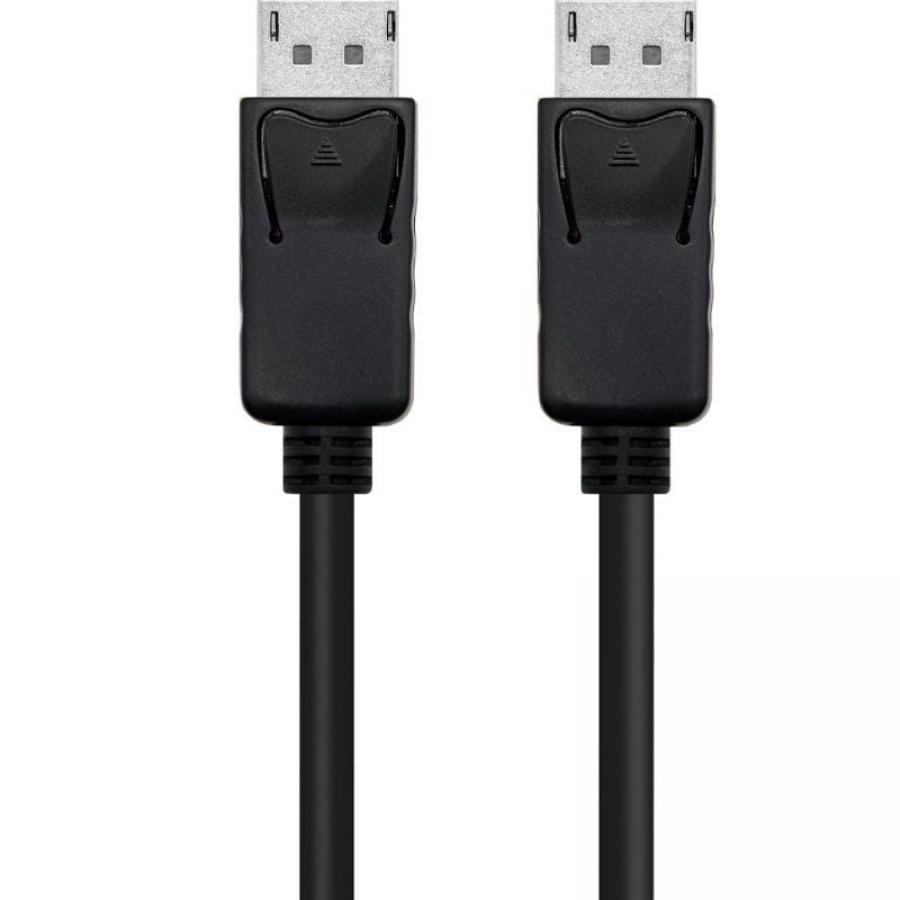 Cable DisplayPort 1.4 8K Nanocable 10.15.2801/ DisplayPort Macho - DisplayPort Macho/ 1m/ Certificado/ Negro