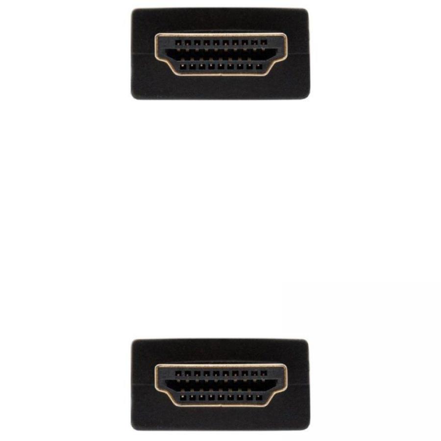 Cable HDMI 2.0 4K Nanocable 10.15.3805/ HDMI Macho - HDMI Macho/ 5m/ Negro