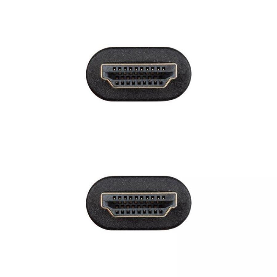 Cable HDMI 2.0 4K CCS Nanocable 10.15.3905/ HDMI Macho - HDMI Macho/ 5m/ Negro