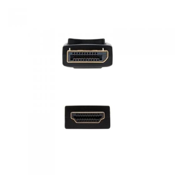 Cable Conversor Nanocable 10.15.4301-L150/ Displayport Macho - HDMI Macho/ 1.5m/ Negro