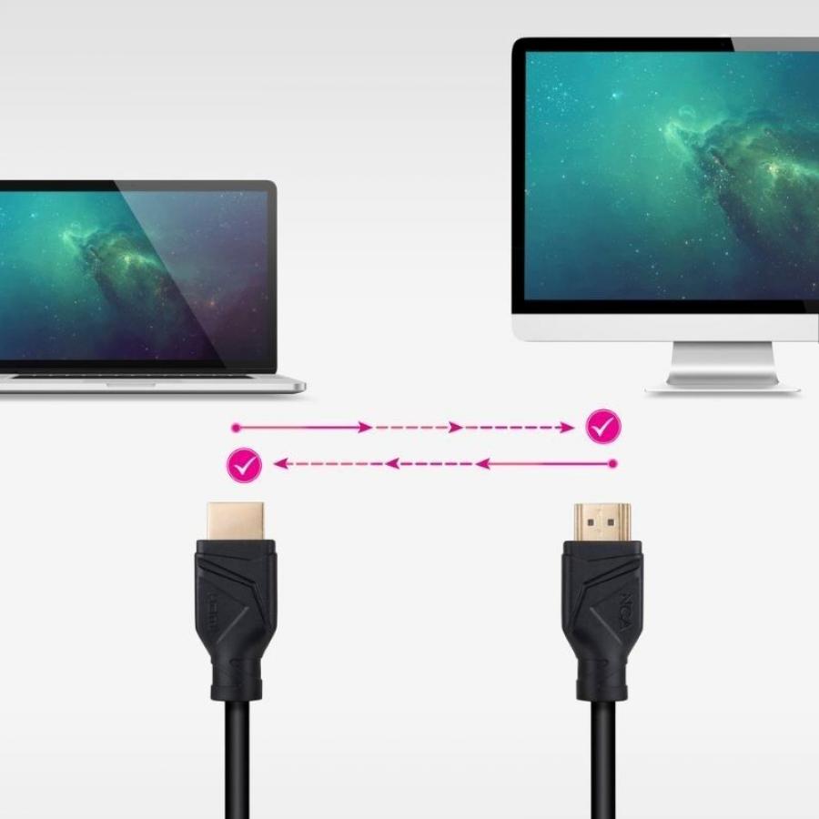 Cable HDMI 2.1 8K Nanocable 10.15.8300/ HDMI Macho - HDMI Macho/ 50cm/ Negro