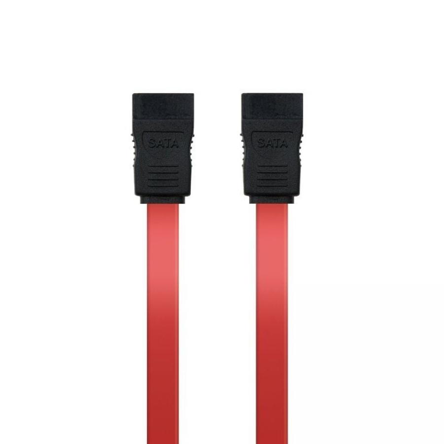 Cable SATA Nanocable 10.18.0101-OEM/ SATA Hembra - SATA Hembra/ 50cm/ Rojo