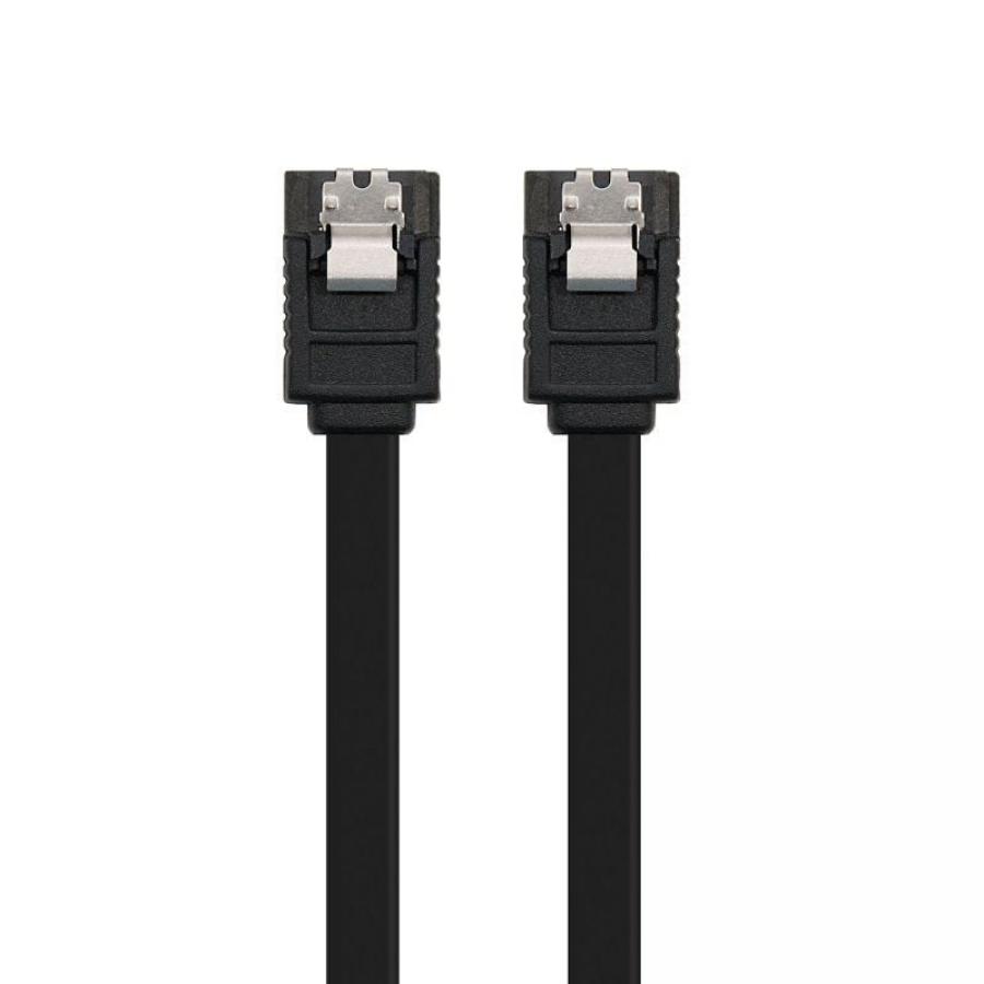 Cable SATA III Nanocable 10.18.1001-BK/ 50cm/ Negro