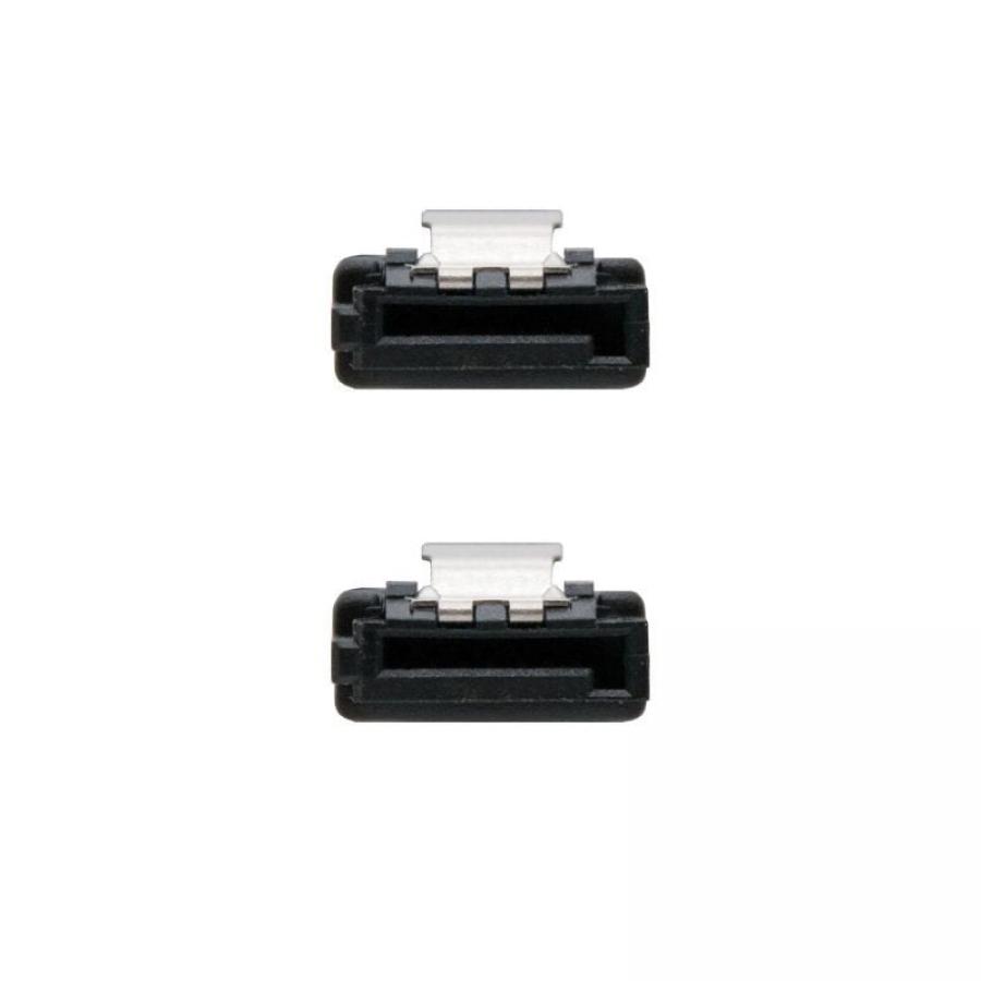 Cable SATA III Nanocable 10.18.1001-BK/ 50cm/ Negro