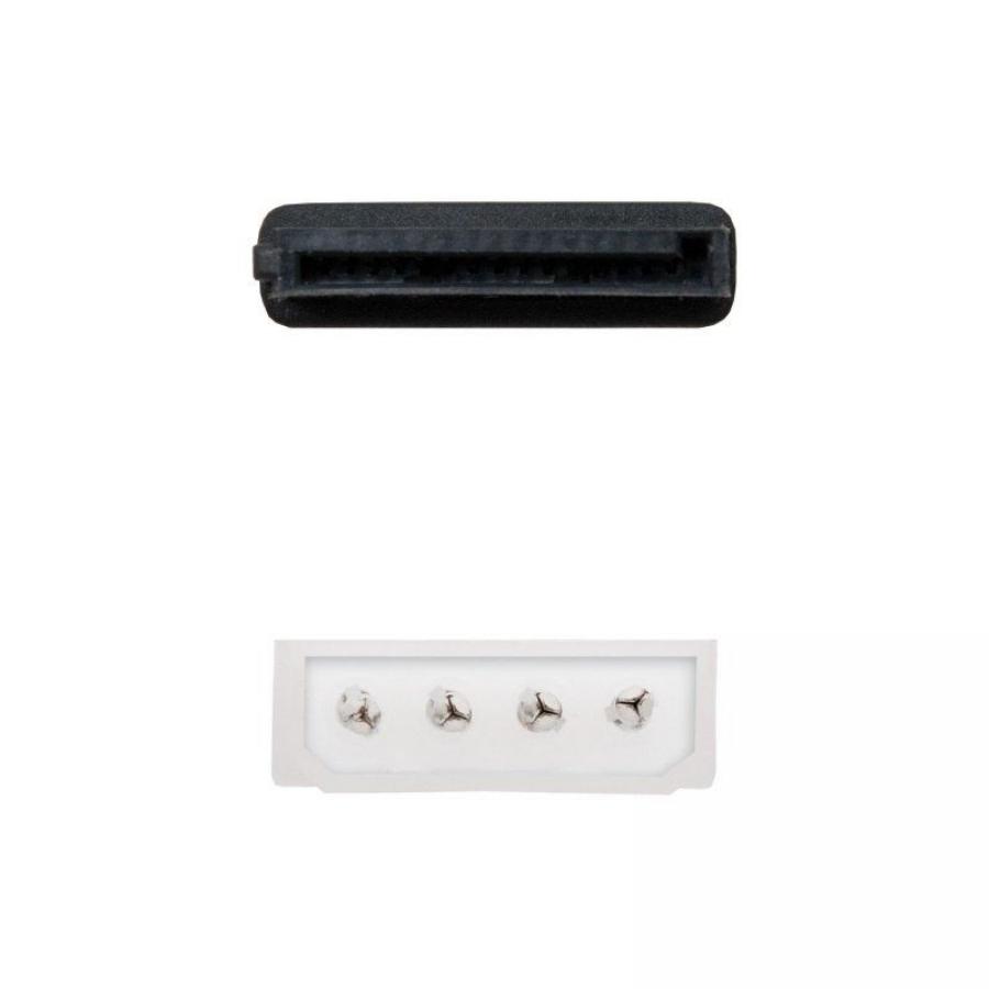 Cable de Alimentación SATA Nanocable 10.19.0205-OEM/ Molex Macho - SATA Hembra/ 16cm
