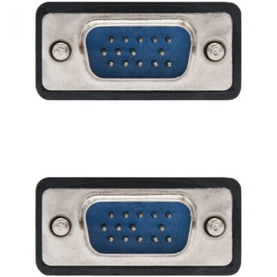 Cable SVGA Nanocable 10.15.0101/ VGA Macho - VGA Macho/ 1m/ Negro