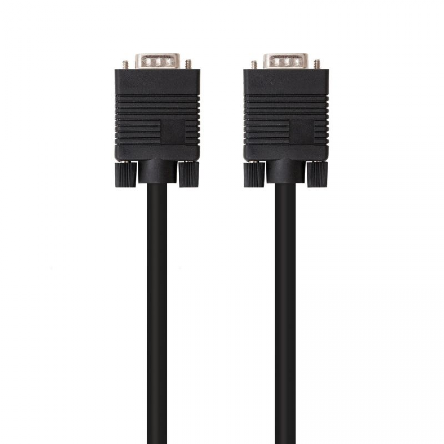 Cable SVGA Nanocable 10.15.1302/ VGA Macho - VGA Macho/ 1.8m/ Negro
