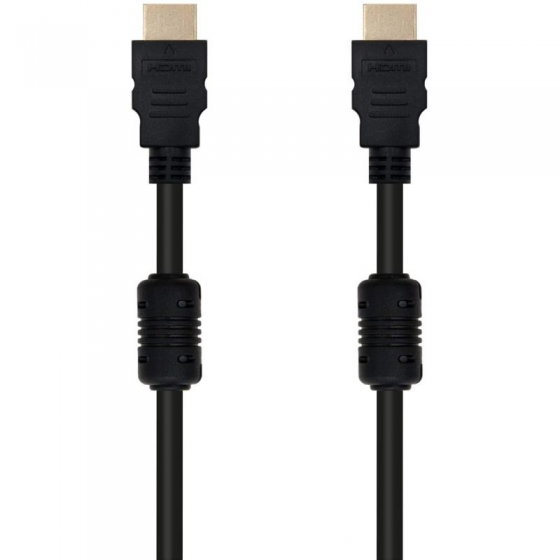 Cable HDMI 1.4 Nanocable 10.15.1810/ HDMI Macho - HDMI Macho/ 10m/ Negro