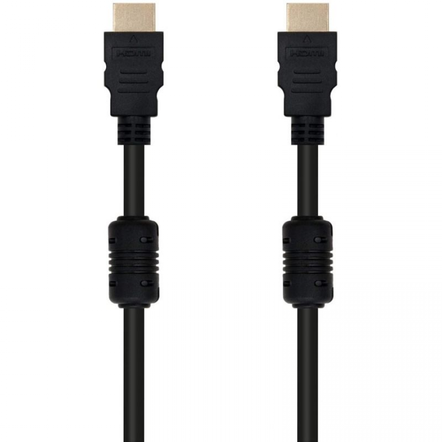 Cable HDMI 1.4 Nanocable 10.15.1810/ HDMI Macho - HDMI Macho/ 10m/ Negro