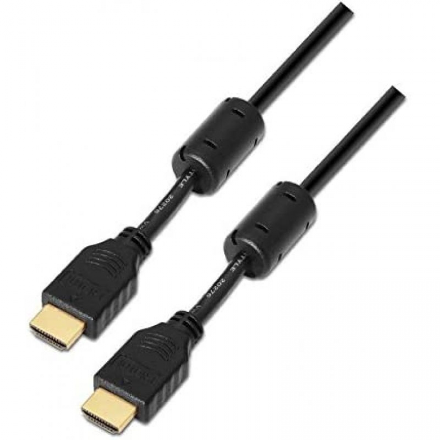 Cable HDMI 1.4 Nanocable 10.15.1810/ HDMI Macho - HDMI Macho/ 10m/ Negro