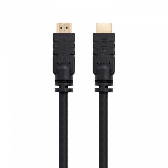 Cable HDMI 1.4 Nanocable 10.15.1825/ HDMI Macho - HDMI Macho/ 25m/ Negro