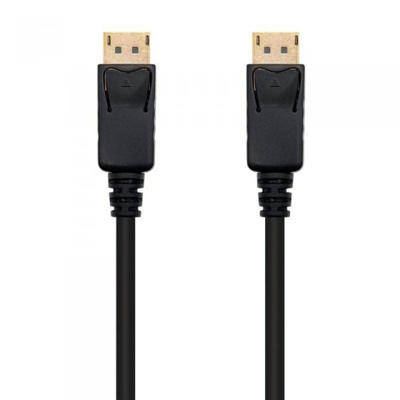 Cable Displayport 1.2 4K Nanocable 10.15.2300 Displayport Macho - Displayport Macho 0.5m Negro
