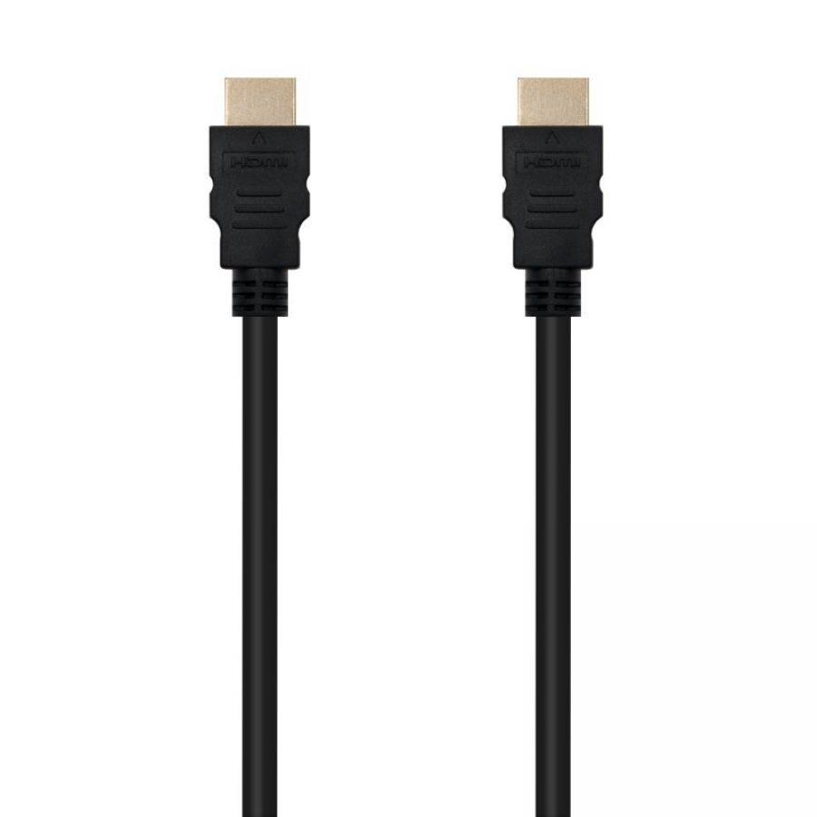 Cable HDMI 1.4 Nanocable 10.15.1700/ HDMI Macho - HDMI Macho/ 1m/ Negro