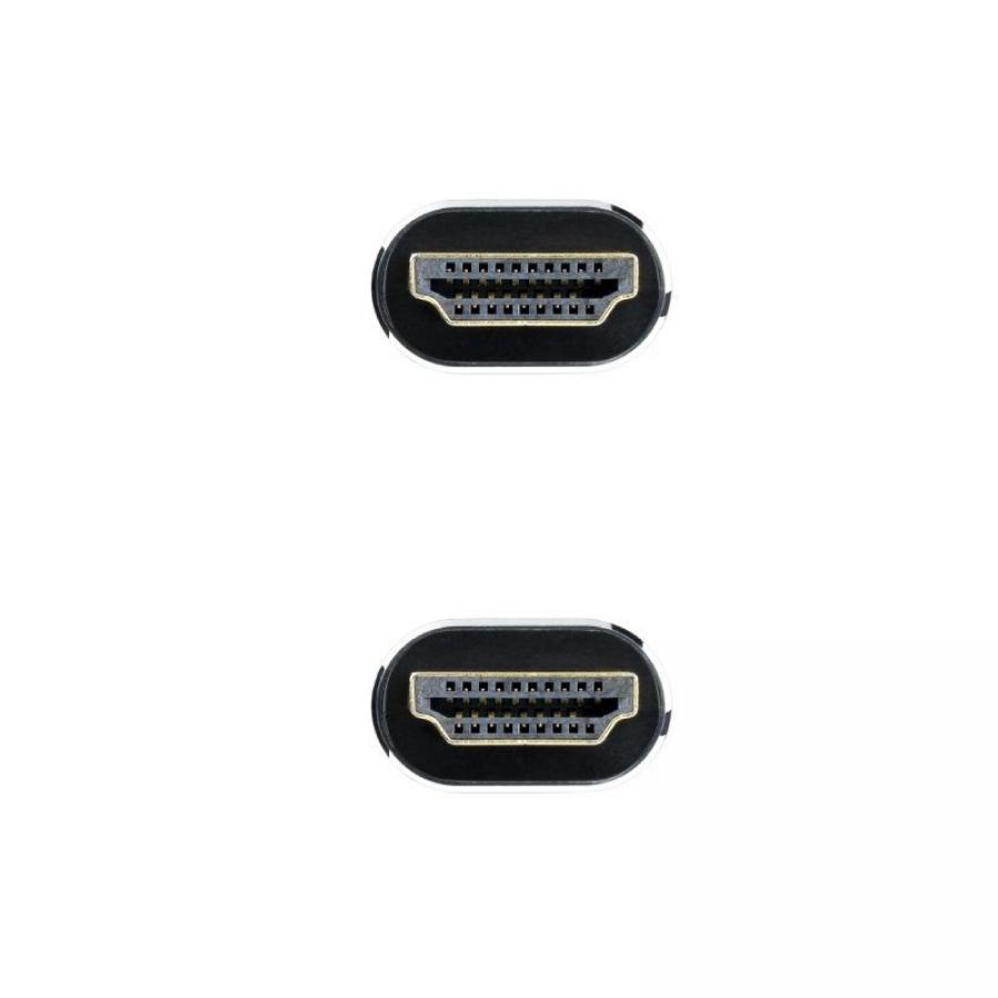 Cable HDMI 2.1 8K Nanocable 10.15.8002/ HDMI Macho - HDMI Macho/ 2m/ Negro