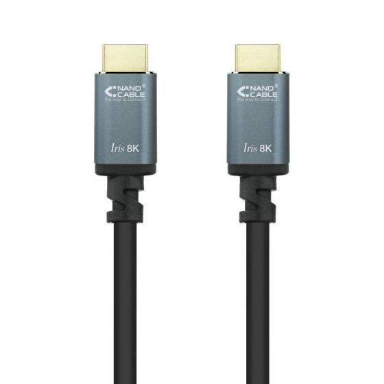 Cable HDMI Nanocable 10.15.8003/ HDMI Macho - HDMI Macho/ 3m/ Negro