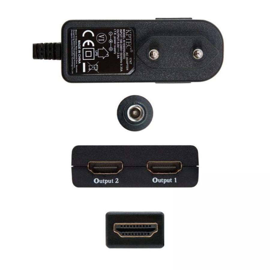 Duplicador HDMI Nanocable 10.25.3502/ HDMI Macho - 2x HDMI Hembra