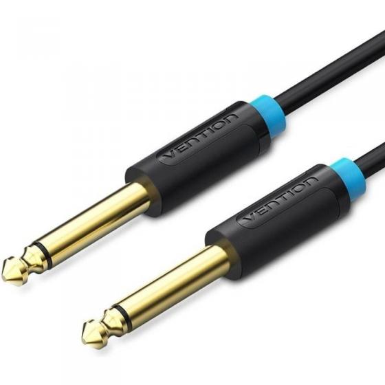 Cable Mono Vention BAABI/ Jack 6.5 Macho - Jack 6.5 Macho/ 3m/ Negro